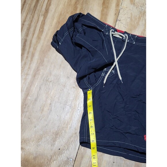 Polo Ralph Lauren Cargo Swim Trunks Men S Black Red Pony Swimwear @i3 - Picture 5 of 8